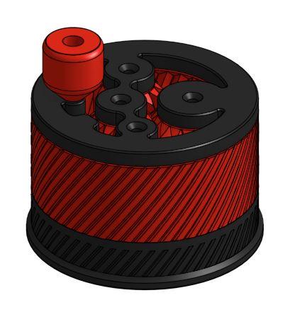 Umikot V2 for SWORKS 49mm Step Down Basket 3D model thumbnail
