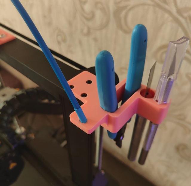 Ender 3 v3 se holder and side spool mounting for tools 3D model thumbnail