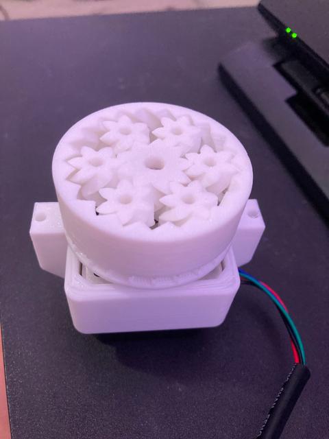 Gearbox and curtain cord teeth for NEMA17 3D model thumbnail