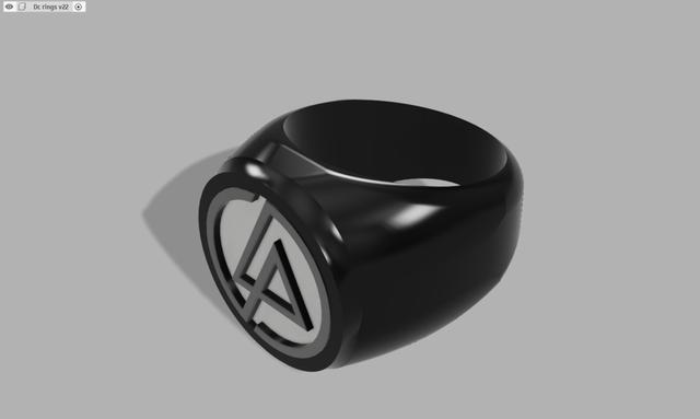 Linkin Park Ring 3D model thumbnail