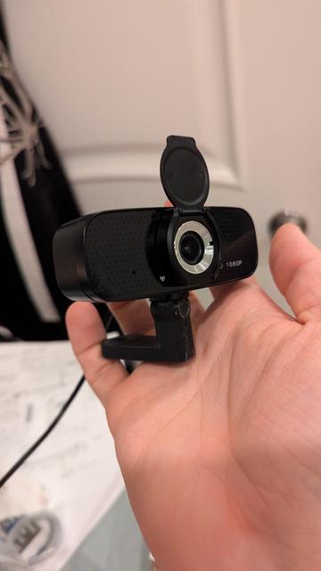 Ball mount for icSpring webcam for articulating camera mount 3D model thumbnail