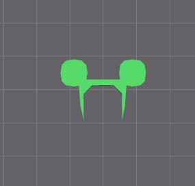 mickey mouse ears for dummy 13 3D model thumbnail