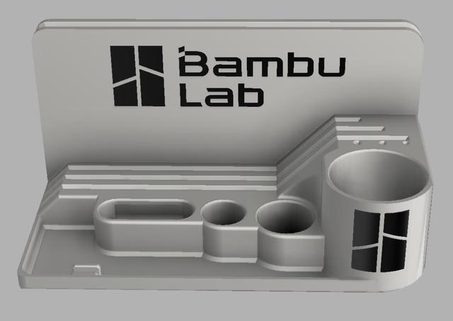 Bambu Lab X1C Plate top Glass and Adhesive Station 3D model thumbnail