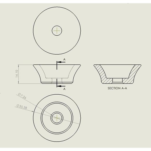 88 AW11 Window End Stop 3D model thumbnail