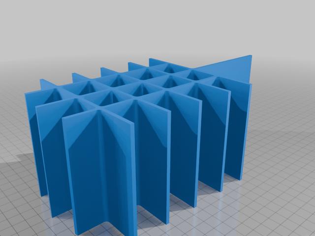 Parkside Lidl bag bucket insert for tools 3D model thumbnail