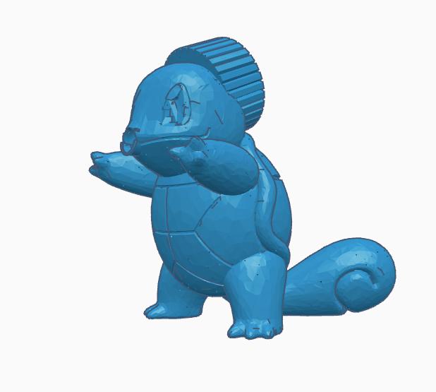 Squirtle Hose attachment 3D model thumbnail