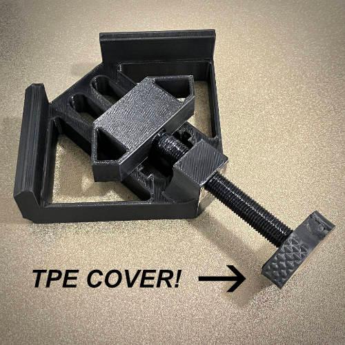 Corner Clamp Screw Handle TPE Cover 3D model thumbnail