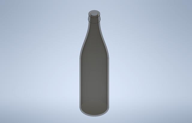 Beer Bottle 500ml 0.5l Austria  3D model thumbnail
