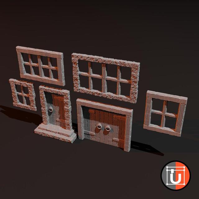 Fantasy Greebles 3D model thumbnail