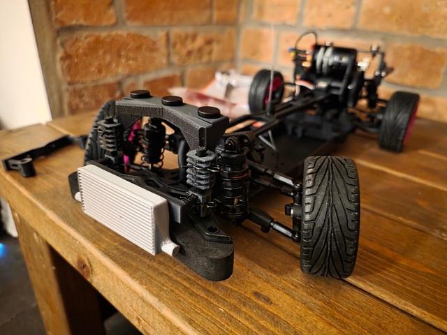 Yokomo RD2.0 Intercooler Mounting Bracket 3D model thumbnail