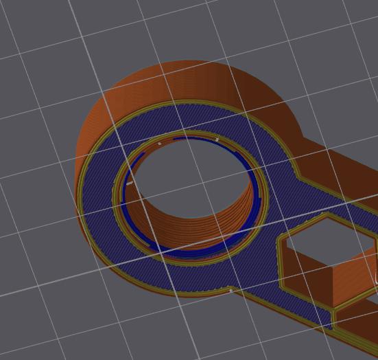 FlexFrame Arm No Overhang 3D model thumbnail