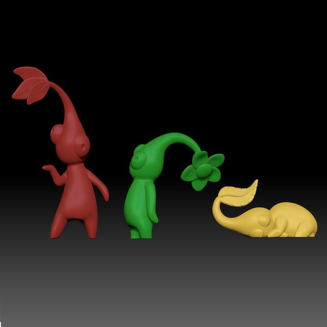 Bikmin Bobjects HTP: Secret Hunters 3D model thumbnail