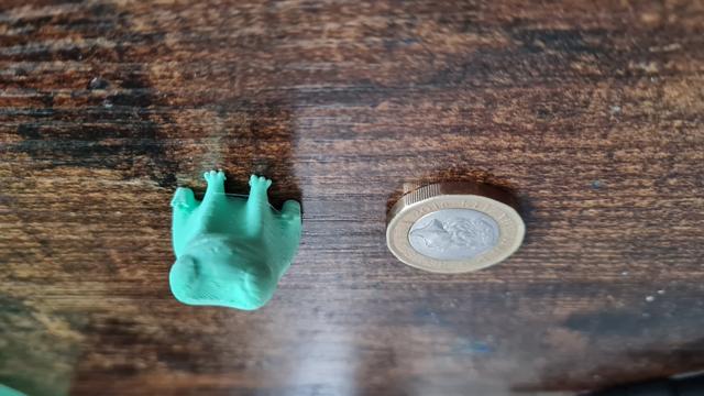 fred the frog tyre valve dust cap 3D model thumbnail
