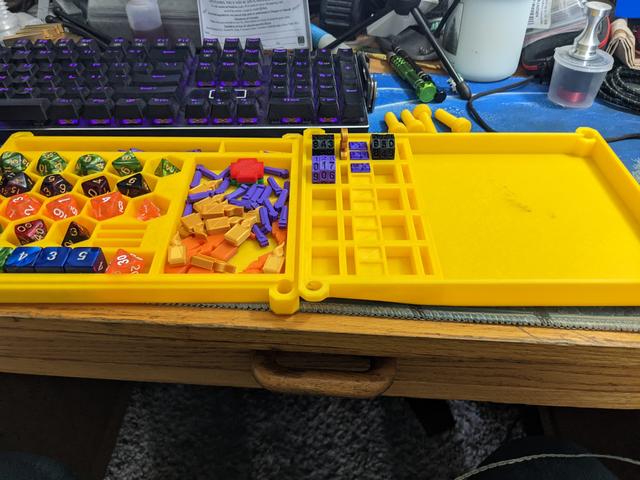 DnD Dice Box / GM Initiative Order 3D model thumbnail