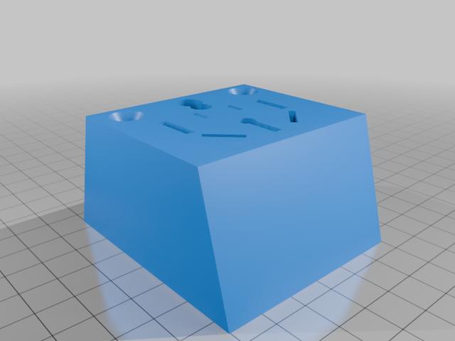 RV Dogbone adapter 15 30 50 3D model thumbnail