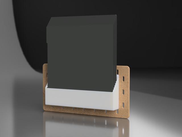 Mk3S+ Steel Sheet SKADIS (V1) 3D model thumbnail