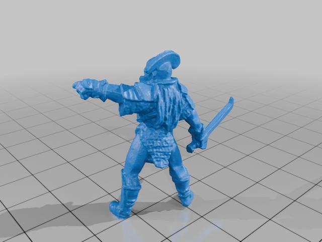 Heavy Orc Captain 3D model thumbnail