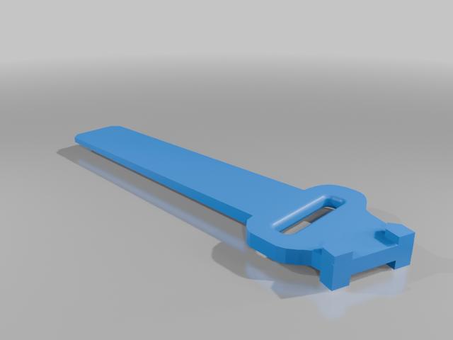 Fijacion North Flex PRO Trasera 3D model thumbnail