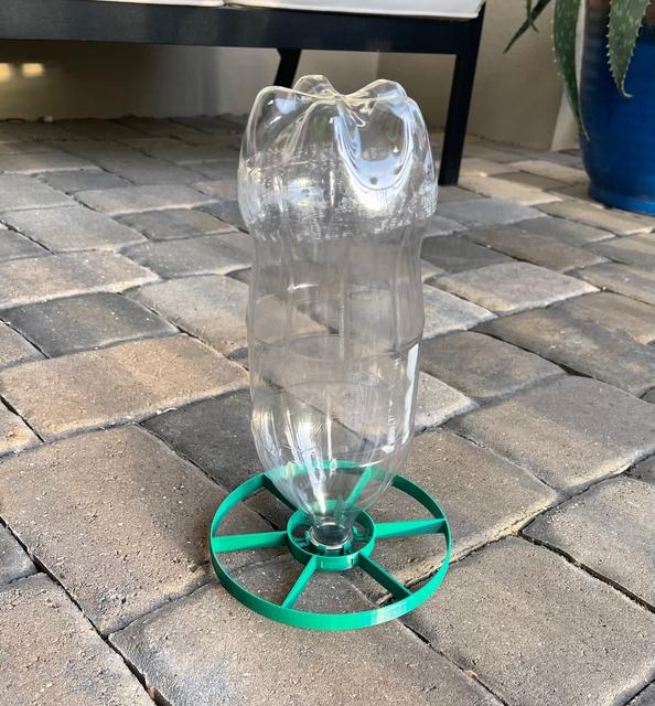 Water rocket ring fin 3D model thumbnail