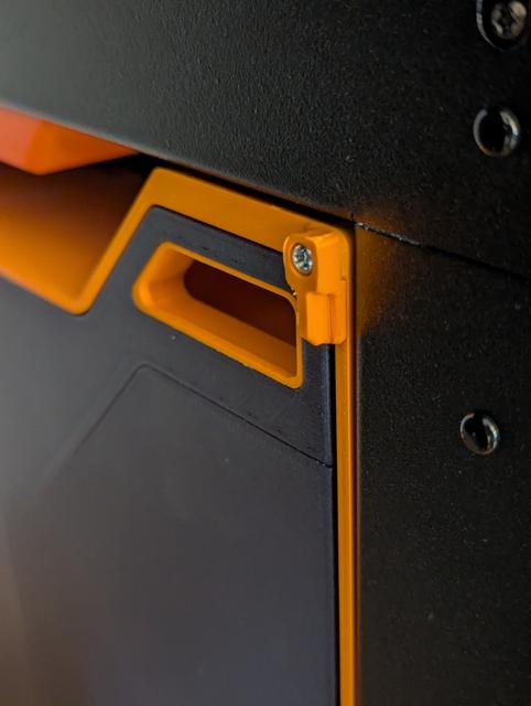 Small Mechanical Lock for "Prusa Core One Side Storage" 3D model thumbnail