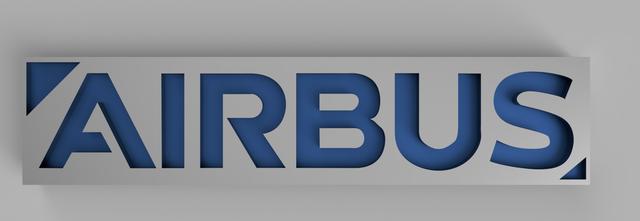 Airbus Keychains 3D model thumbnail