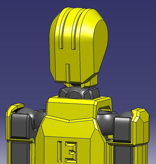 DUMMY 13 - Head#1 3D model thumbnail