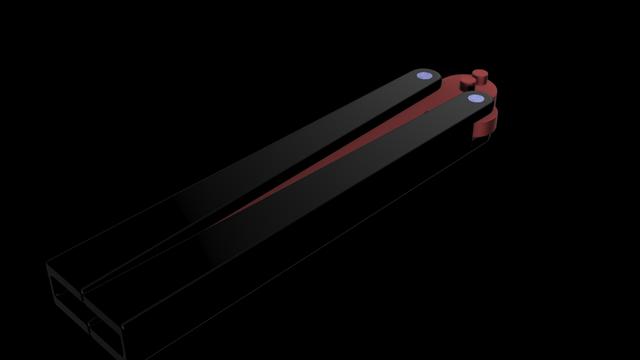 Butterfly Comb Alpha 1 3D model thumbnail