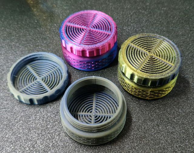 Silica spool container 25mm for 200-250g spool 3D model thumbnail