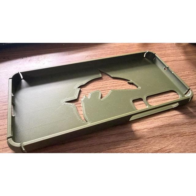 A50 Case - Shark cutout 3D model thumbnail