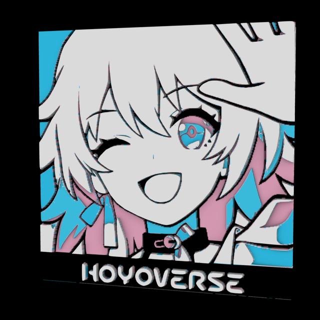Honkai: Star Rail App Logo V2 3D model thumbnail