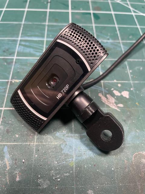 Trust Trino HD Video Webcam adapter fro articulated arm 3D model thumbnail