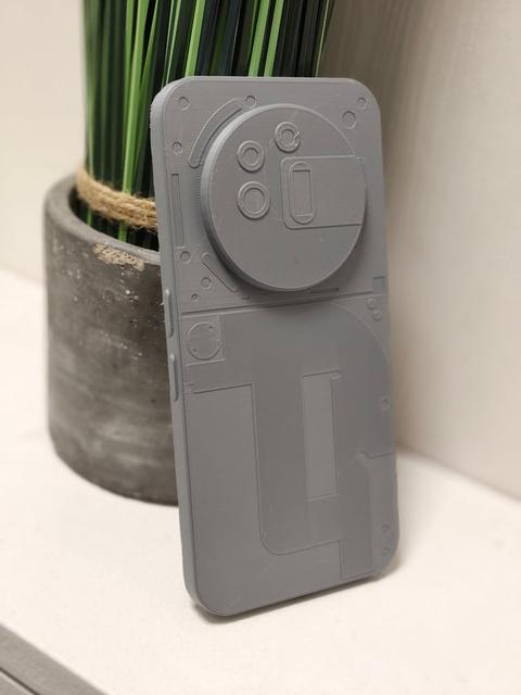 Realistic Nothing phone 3a pro dummy phone 3D model thumbnail
