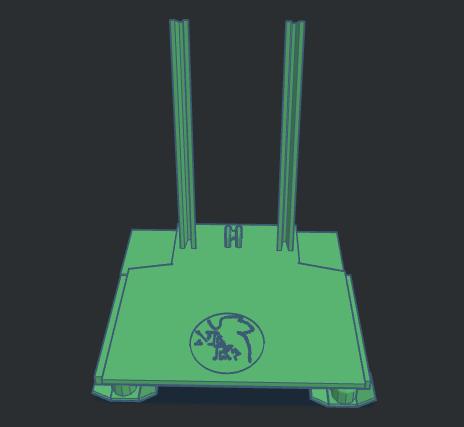 evangelion dummy 13 base launch pad 3D model thumbnail