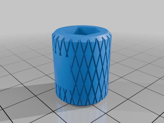 Simple metric and imperial finger sockets 3D model thumbnail