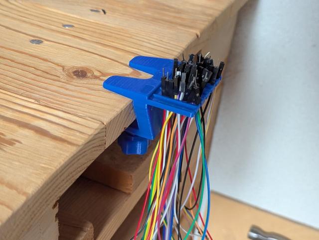 Breadboard Jumper Wire Holder 3D model thumbnail
