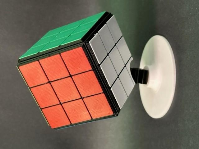 Bobble Rubik's cube 3D model thumbnail