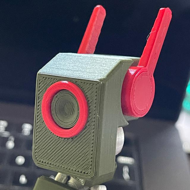 Stylized Lucky 13 head with snap in rabbit ears 200% 3D model thumbnail
