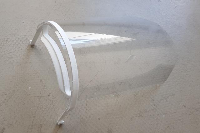 Face shield 3D model thumbnail