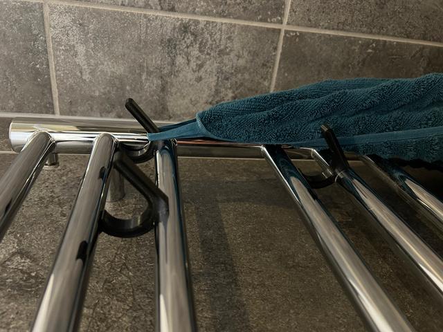 Heated Towel Rail Hook 53mm spacing 3D model thumbnail