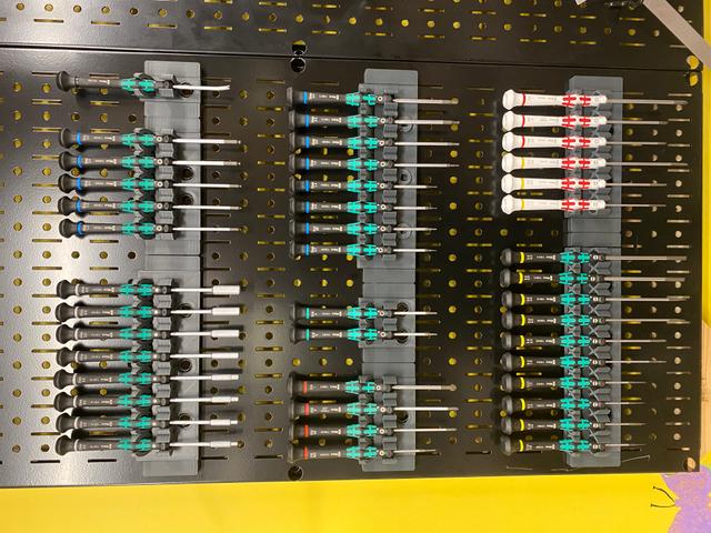 Wera Kraftform Micro Holders for DDD Printable Wall Control System 3D model thumbnail