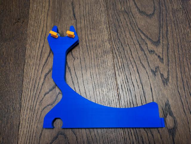 Pastamatic - Filament Spool Winder - Larger Spool Cradle Arm 3D model thumbnail