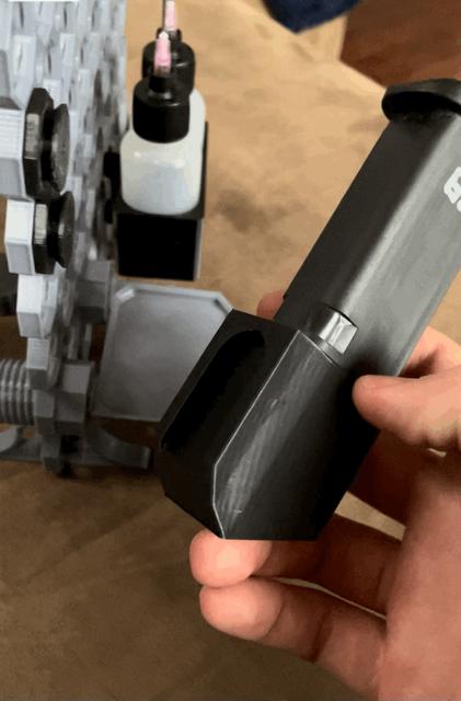 Multiconnect Glock 9/40 magazine holder for Multiboard 3D model thumbnail