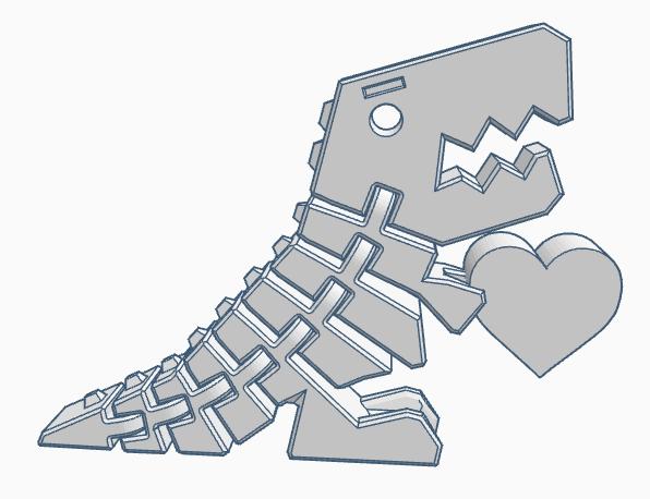 Flex Rex-Heart 3D model thumbnail