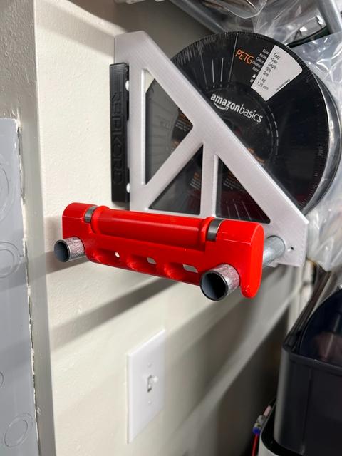 RepRack Filler Filament holder Remix 3D model thumbnail
