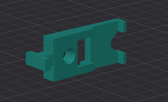20mm Vertical Hook for Gravity Phone Holder 3D model thumbnail