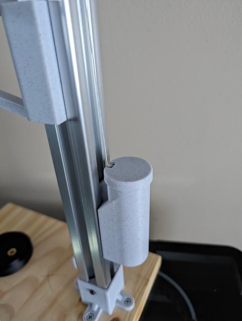 Counterweight lid for Yet another heat-set insert installation stand 3D model thumbnail