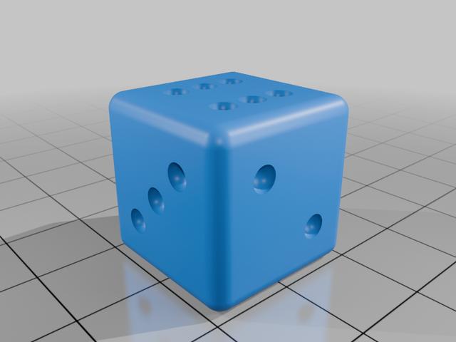 dice 3D model thumbnail