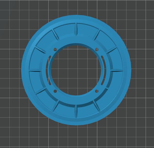 Satyr 3 Audeze 110mm Pad frame 3D model thumbnail