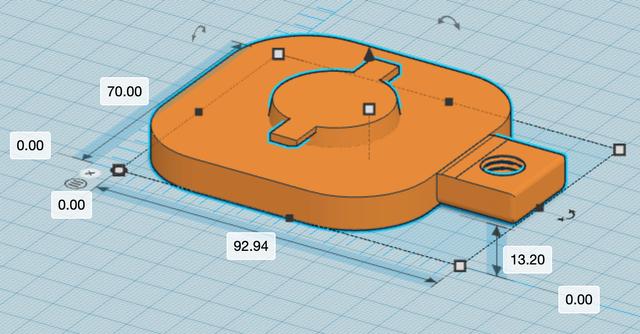 Tapo C200, C210 (& possibly others) platform mount 3D model thumbnail