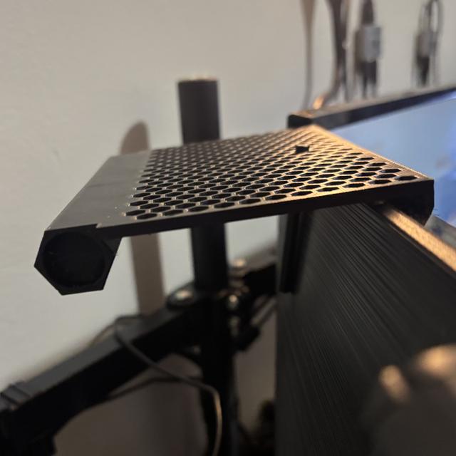 Quick Support Stick and Destringer for Adjustable Monitor Shelf 3D model thumbnail